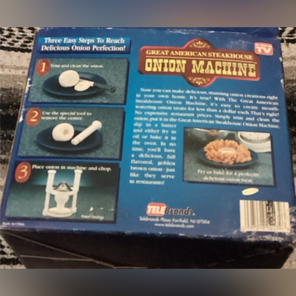 Preowned Great American Steakhouse Onion Machine 90s Vintage. - Picture 6 of 11